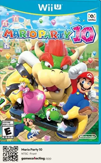 Mario Party 10 Nintendo Wii U, NTSC box front
