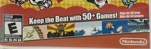 Rhythm Heaven Fever, the ESRB box on its front