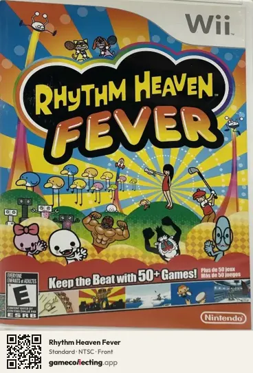 Rhythm Heaven Fever Nintendo Wii, NTSC box front
