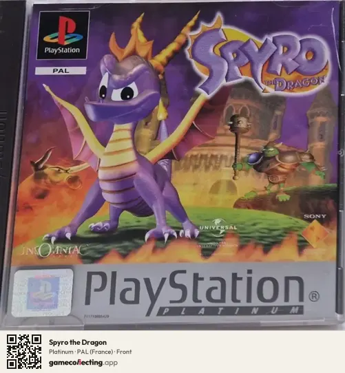 Spyro the Dragon PlayStation, France box front