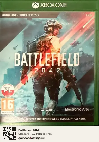 Battlefield 2042 Xbox One, Poland box front
