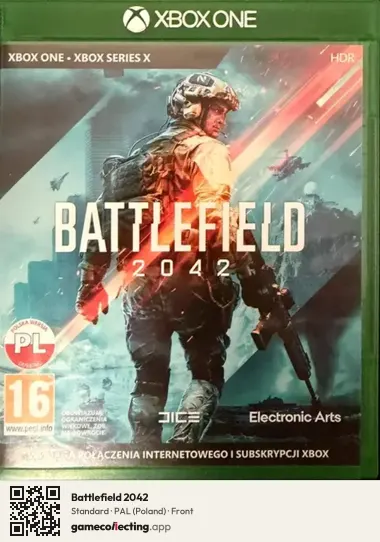 Battlefield 2042 Xbox One, Poland box front