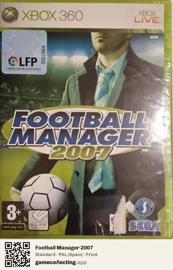 Football Manager 2007 Xbox 360, Spain box front