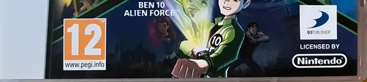 Ben 10: Triple Pack, the PEGI square on its front