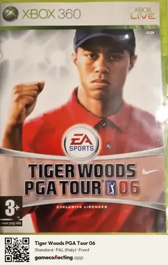 Tiger Woods PGA Tour 06 Xbox 360, Italy box front