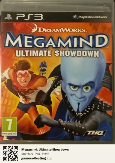 Megamind: Ultimate Showdown PlayStation 3, PAL box front