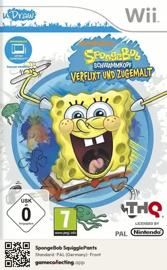SpongeBob SquigglePants Nintendo Wii, Germany box front