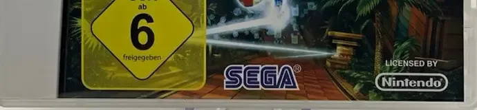 Sonic Colors, the USK square on its front