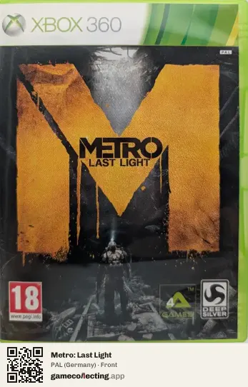 Metro: Last Light Xbox 360, Germany box front