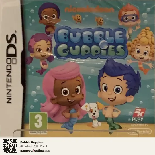 Bubble Guppies Nintendo DS, PAL box front