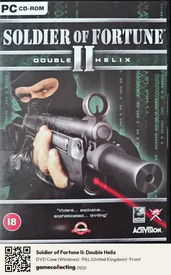 Soldier of Fortune II: Double Helix Computer, United Kingdom box front