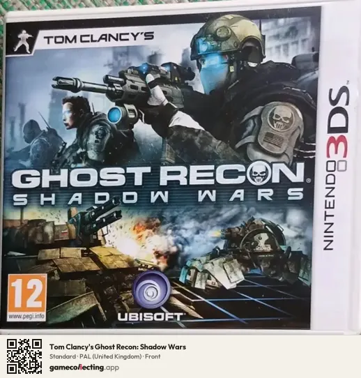 Tom Clancy's Ghost Recon: Shadow Wars Nintendo 3DS, United Kingdom box front