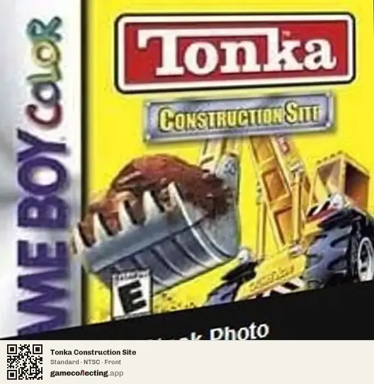Tonka Construction Site Game Boy Color, NTSC box front