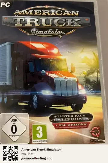American Truck Simulator Computer, PAL box front
