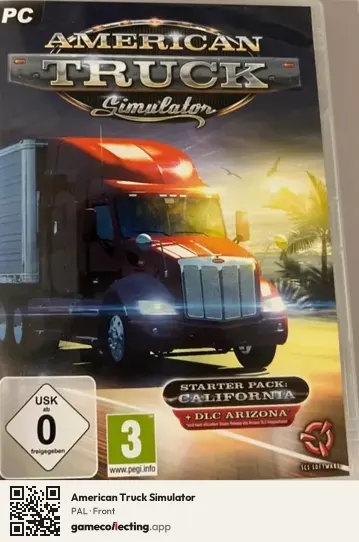 American Truck Simulator Computer, PAL box front