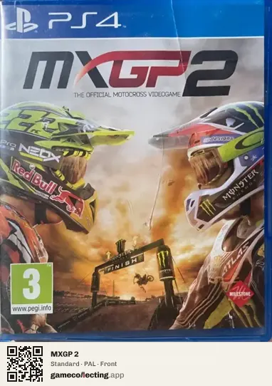 MXGP 2 PlayStation 4, PAL box front