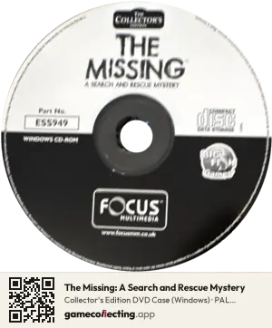 The Missing: A Search and Rescue Mystery Computer, PAL disc