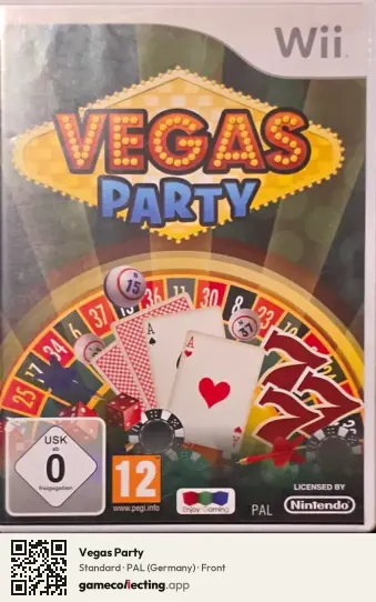 Vegas Party Nintendo Wii, Germany box front