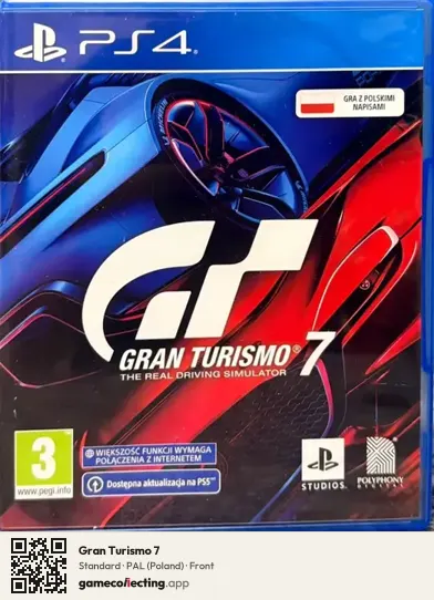 Gran Turismo 7 PlayStation 4, Poland box front