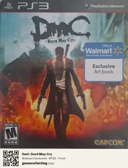 DmC: Devil May Cry PlayStation 3, NTSC box front