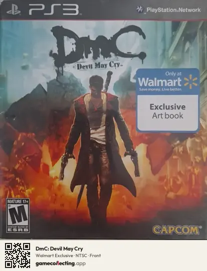 DmC: Devil May Cry PlayStation 3, NTSC box front