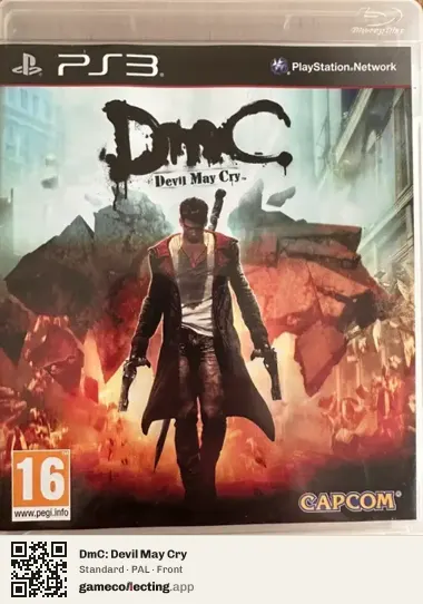 DmC: Devil May Cry PlayStation 3, PAL box front
