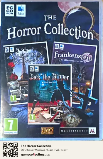 The Horror Collection Computer, PAL box front