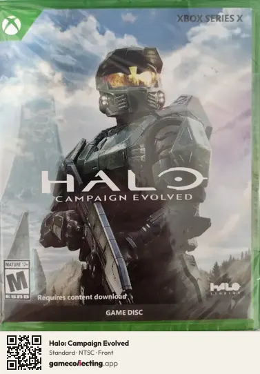 Halo: Campaign Evolved Xbox Series X, NTSC box front