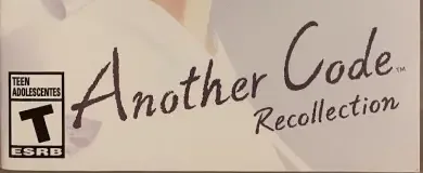 Another Code: Recollection, the ESRB box on its front