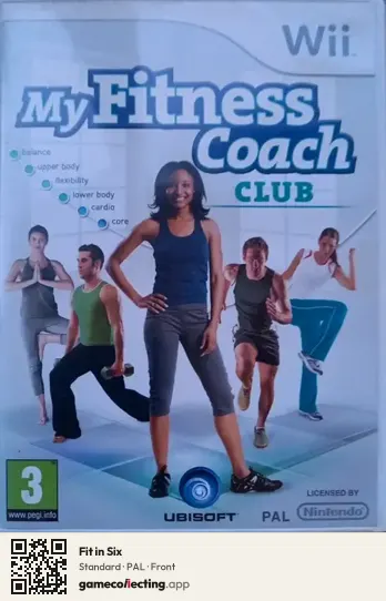 Fit in Six Nintendo Wii, PAL box front