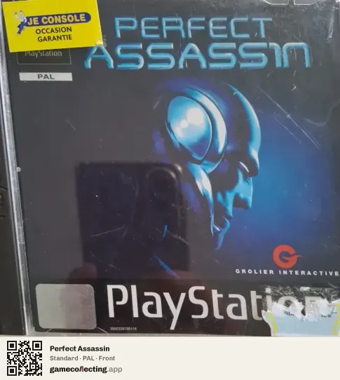 Perfect Assassin PlayStation, PAL box front