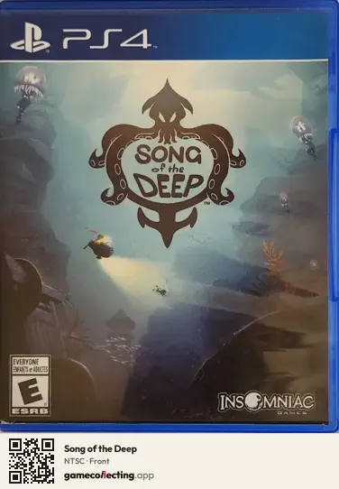 Song of the Deep PlayStation 4, NTSC box front