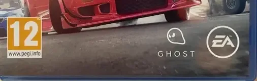 Need for Speed Payback, the PEGI square on its front