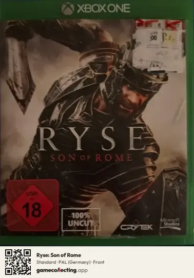 Ryse: Son of Rome Xbox One, Germany box front
