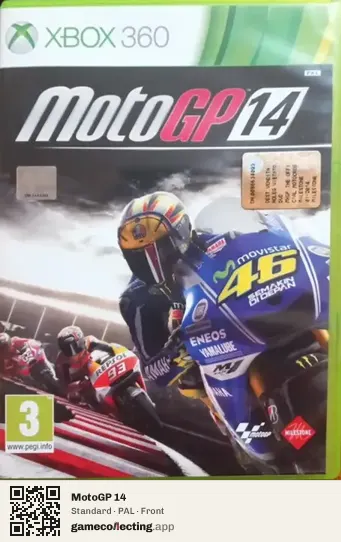 MotoGP 14 Xbox 360, PAL box front