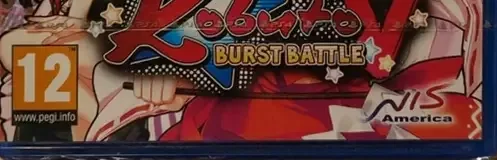 Touhou Kobuto V: Burst Battle, the PEGI square on its front