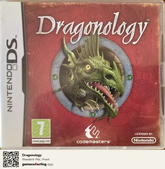 Dragonology Nintendo DS, PAL box front