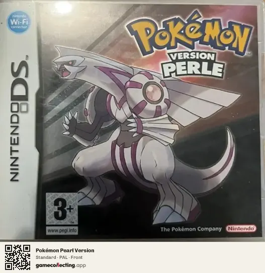 Pokémon Pearl Version Nintendo DS, PAL box front