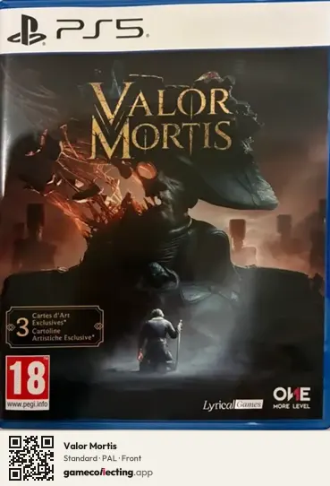 Valor Mortis PlayStation 5, PAL box front