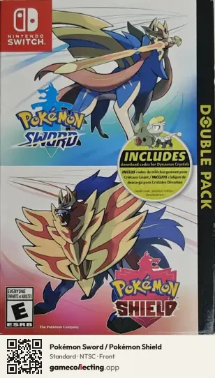 Pokémon Sword / Pokémon Shield Nintendo Switch, NTSC box front