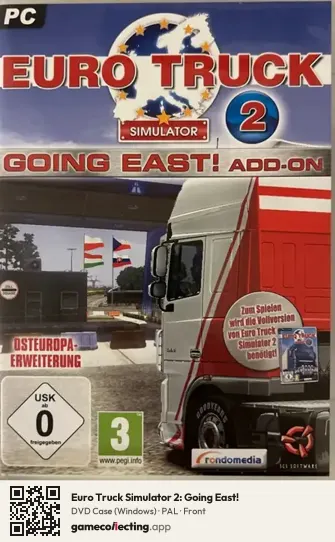 Euro Truck Simulator 2: Going East! Computer, PAL box front