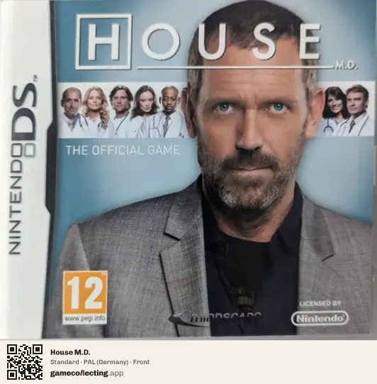 House M.D. Nintendo DS, Germany box front