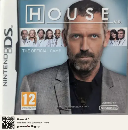 House M.D. Nintendo DS, Germany box front