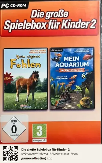 Die große Spielebox für Kinder 2 Computer, Germany box front