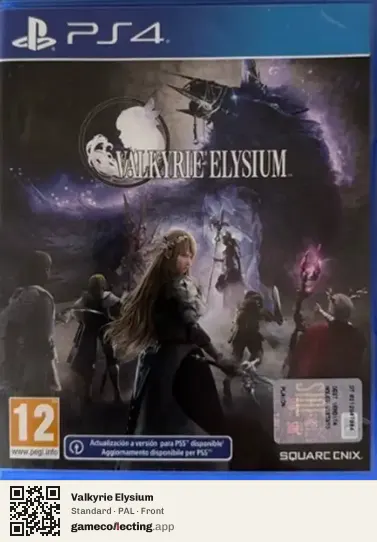 Valkyrie Elysium PlayStation 4, PAL box front