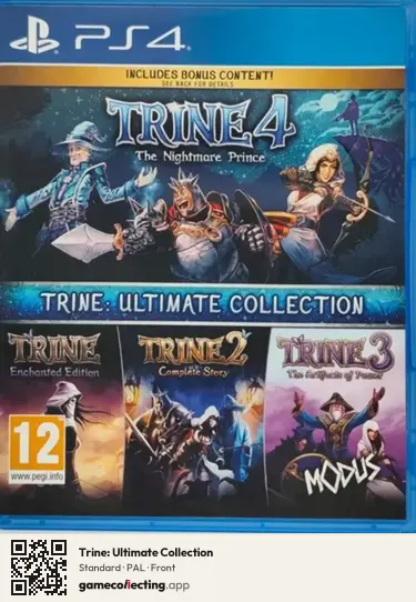 Trine: Ultimate Collection PlayStation 4, PAL box front