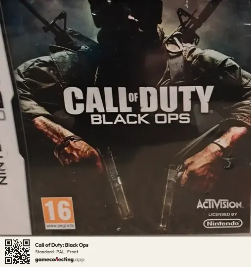 Call of Duty: Black Ops Nintendo DS, PAL box front