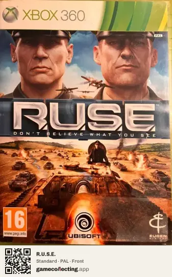 R.U.S.E. Xbox 360, PAL box front