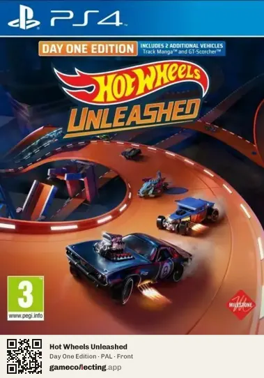 Hot Wheels Unleashed PlayStation 4, PAL box front