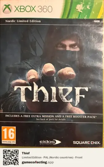 Thief Xbox 360, Nordic countries box front